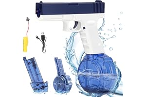 MAJOME Elektrische Wasserpistole für Erwachsene und Kinder, 7-9 Meter Großer Reichweite mit 434+58CC Große Kapazität Wassersprüher Sommer Strand Outdoor Pool Spielzeug