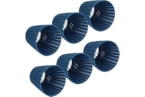 lyrlody Paquete de 6 Pantallas de Tela Simples y Modernas, Lámpara de Pared para Lámpara de Araña con Pantalla para Luz de Abrazadera de, Lámpara de Pared