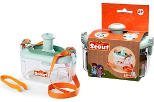 Simba Scout luppkopp – insektsobservatör med utdragbar och roterande okular, vikbar kopp med bärrem och pincett, upptäcktsleksak för barn, 15 cm, från 3 år