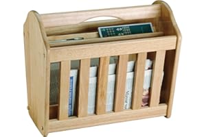 APOLLO THE HOUSEWARES BRAND Apollo Rubber Wood Magazine Rack