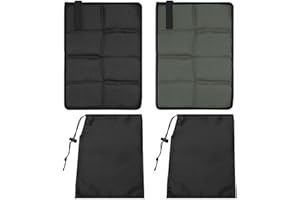 FL HUA 2 Pcs Camping Seat Mat, Insulated Waterproof Folding Foam Sit Mats with Storage Bag, Portable Seat Pads for Outdoors, Hiking, Walking and Fishing