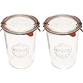 Weck Klasik Konserve Kavanozları, 750ml, 2'li Paket