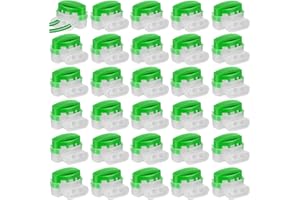 Supamz Cable Connectors for Robotic Lawnmowers, Pack of 30 Waterproof Cable Connectors, Cable Clamps, Wire Cable Connectors for Lawn Mowers, Husqvarna, Worx, Bosch, Gardena Robotic Lawnmower