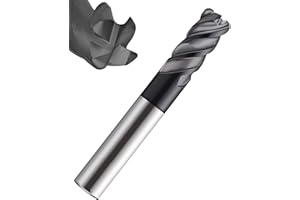 Corintian VHM Torusfräser Ecken Radius Schaftfräser 4 Zähne - AlTiN Beschichtung, Ø 3-10mm, Werkzeugbau und Formenbau, Umfangfräsen, Kopierfräsen, freier Hals - Ø 5 R1,0