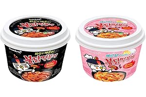 CNMART SY Hot Chicken Topokki Bol et Carbonara Hot Chicken Topokki Bowl