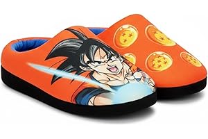 Dragon Ball Z Zapatillas Estar Casa, Pantuflas Suaves, Goku Zapatillas Suela Antideslizante, Tallas EU 28 a 33