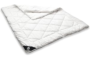 Irisette Merino 4-säsongers täcke – Made in Germany – täcke av ny ull, 155 x 220 cm, Öko-Tex certifierad, tillverkad i Tyskla