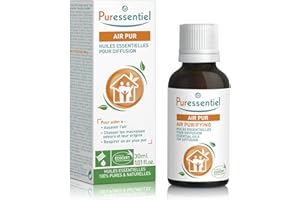 Puressentiel - Huiles Essentielles pour Diffusion - Diffuse Air Pur - 100% pures et naturelles - Aide à assainir l'air et chasser les mauvaises odeurs - 30 ml