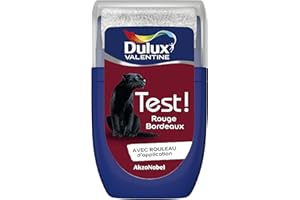 Dulux Valentine Peinture Testeur Crème de Couleur - Murs et Boiseries - Mat - Couleur Rouge Bordeaux 30 ml