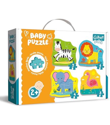 Educa Baby Puzzleset Verkehrsmittel - 5 Puzzles Für Kinder Ab 2 Jahren, 3-5 Teile Pro Puzzle