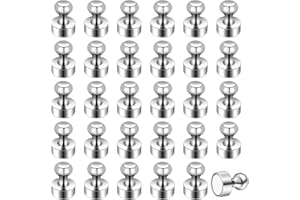 TAFONUP Imanes Neodimio 30 Piezas, Imanes Potentes, 12X16mm Pequeños Imanes Neodimio con Caja de Almacenamiento, Mini Imán para pizarras Blancas, tablones de anuncios y neveras