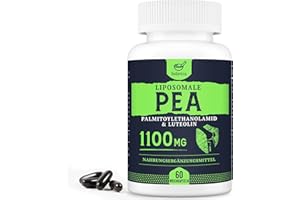 ‎SOLAVICA Liposomales PEA 1100mg – Mikronisiertes Palmitoylethanolamid mit Luteolin – 60 Softgel-Kapseln – Hochdosiert & Modern Formuliert (1er Pack)