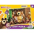 Frank Masha and The Bear Wildlife Giant Floor Jigsaw Puzzle (24 Pieces) for Kids Above 5+ Years - Fun & Challenging Brain Booster Games - for Focus and Memory - 70201