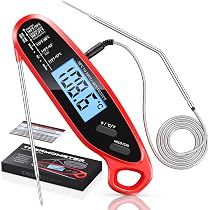 Thermomètre Pour Four - Plage 0°C à 400°C - Acier Inoxydable - Compatible Fours Gaz, électriques, Traditionnels