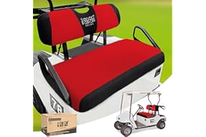 10L0L Coprisedili per Carrello da Golf,Adatto per EZGO TXT RXV & Club Car DS, caldi per panca invernale, traspirante lavabile tessuto a rete in poliestere