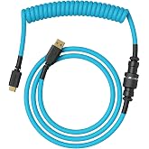 Glorious Gaming Premium Coiled Klavye Kablosu - Altın Kaplama USB-A (PC) USB-C (Klavye), Kablo Karışıklığına Karşı Koruma, &Ccedil;i