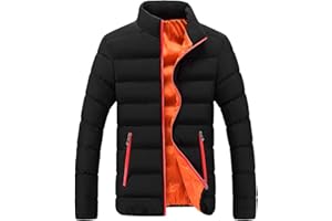 NUSGEAR 2023 Abrigo Hombre otoño Invierno Chaqueta Casual Algodón Moda Chaqueta Cuello de pie Gruesa Caliente Informal Cazadora cremallera Outwear Deportivo Tops Parka Cálido Jacket Talla grande