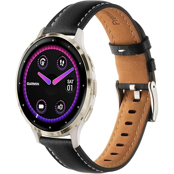YOOSIDE Voor Garmin Venu 2S / Vivoactive 4S / Vivomove 3S gevlochten lus horlogebandje, 18 mm elastische, zachte