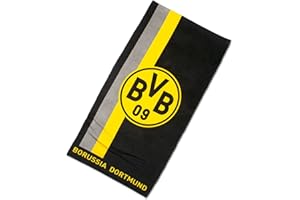 Borussia Dortmund BVB 09 ręcznik BVB z logo w paski