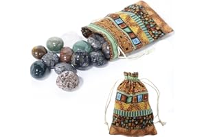 Zyiphor 500g Edelstein Mix für Kinder 30-40 mm Halbedelsteine Mischung Bunt Trommelsteine Glückssteine für Dekoration, Edelsteinspiel zur Schatzsuche, Kindergeburtstag