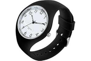 FINDTIME Uhr Damen Armbanduhr Jelly Süßigkeiten Farbe Buntfarbig Frauen Uhren Analog Quarz Damenuhr mit Silikonarmband Wasserdicht Sportuhr für Mädchen Kinderuhr Junge Uhren Kids Watch