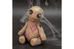 FOHYLOY Voodoo Doll Incense Burner Backflow Incense Holder, Incense Burner Resin Desktop Ornament Handmade Craft Easter Gifts, Relieves Stress,Inspired Spirit, Party Bag Fillers Basket Stuffers