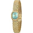 BERNY Gold Watches for Women Oval Ladie's Small Watch Quartz Movement 3ATM Waterproof Female Wrist Watch Small and Exquisite Tools Included