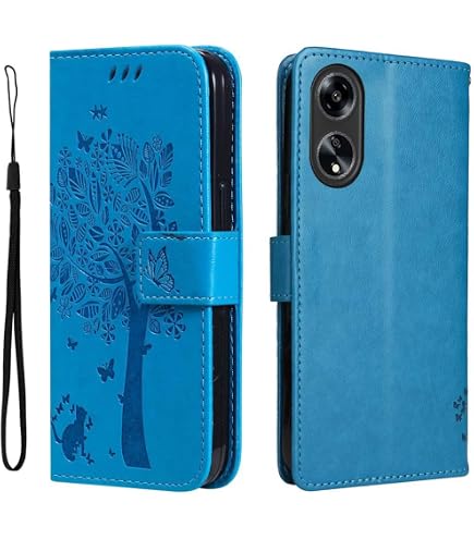 YKNIUFLY Cover per Oppo A78 4G, Pelle PU Premium Magnetico Flip Case Custodia, Slot per Schede, Portafoglio Cover per Oppo A78 4G.(Viola