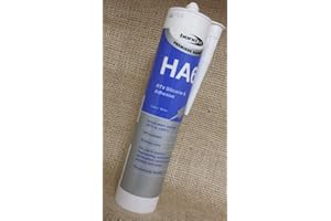 Bond it HA6 silicone sigillante alto modulo, sicuro per RTV, acqua fresche o salato, in acquario o vasche - cartuccia EU3 (ca. 310 ml)., bianco