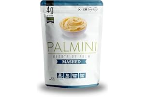 PALMINI Pasta Mashed – Hearts of Palm – Low Calories – Low Carb – Keto Friendly – Vegan | NO GMO – Fat Free – Sugar Free – Kosher – 338g | (Pack of 1)