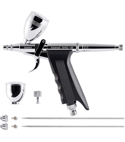 AIRBRUSH KOMPRESSOR LUFTTANK Druckminderer 1/5 PS Airbrush-Sprühpumpe