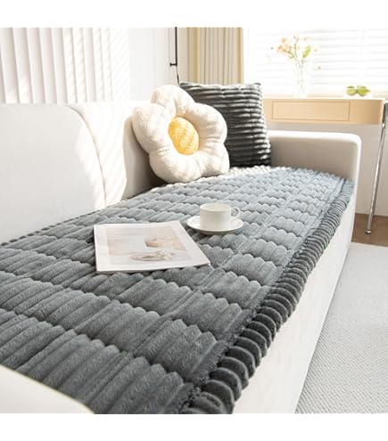 Sofa Covers 2-zits kleurrijke geometrische afdrukken bank cover beschermer hoes zachte stretch stijlvol voor lederen banken honden huisdieren katten meubels met antislip riemen (57-73 inch Sofa Covers 2-zits kleurrijke geometrische afdrukken bank cover beschermer hoes zachte stretch stijlvol voor lederen banken honden huisdieren katten meubels met antislip riemen (57-73 inch