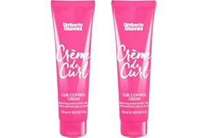 ‎UMBERTO GIANNINI Umberto Giannini Creme de Curl Control Cream, Vegan & Cruelty Free Curl Control Cream, 150 ml, 2er Pack