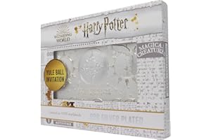 FANATTIK Harry Potter Limited Edition .999 Silver Plated Replica Yule Ball Ticket