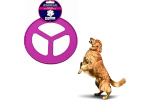 FunkyPaw PETAVERSE® Flexible TPU Dog Flying Disc | Frisbee Interactive Tossing Toy | 8'' 20cm | Non-Toxic Material Chew Puppy Tough Outlasts Most | Pet Training Outdoor Fetch Exercise