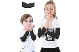 Newbyinn Arm Sleeves for Kids, Age 1-7, Child UV Sun Protection, Toddlers Cooling Sleeves to Cover Arms
