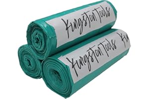 Kingston Tools 30x 100L XL Garden Waste Sacks Heavy Duty Bags 98% Recycled Plastics Green