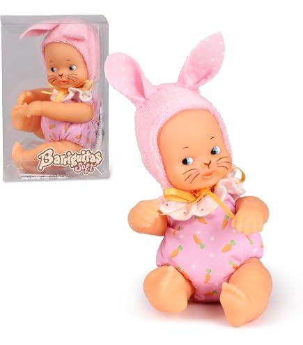 Barriguitas Solf Babies Mini-Babypuppe Als Schaf – Weicher Körper Mit Abnehmbarer Kapuze, Für Kinder Ab 2 Jahren