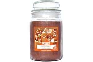 AIRPURE - Large Candle Scented, Gingerbread Fragrance - 120 Hour