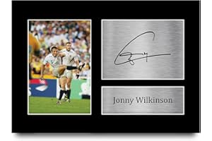 HWC Trading Jonny Wilkinson Gift Signed A4 Printed Autograph England Rugby Union Gifts Print Photo Picture Display