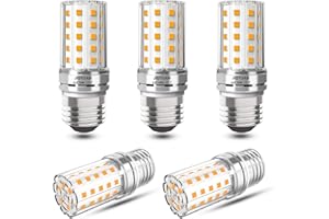JIUYUAN Lampadine a LED 5 Pezzi LED E27 Lampadine Mais 10W Luce Bianca Calda 3000K 1000 Lumens Equivalenti a 80W Incandescenza Lampadina E27 LED Lampadina Alta luminosità e Risparmio Energetico