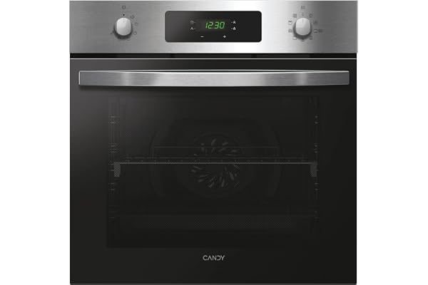 Four pyrolyse - chaleur tournante CANDY FICD X676 - Inox et noir - Classe A