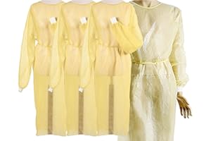 Non-woven Disposable Waterproof Pack of 10 Yellow 139X139 CM with PE Laminated with Extra Strong Original Tiga-Med