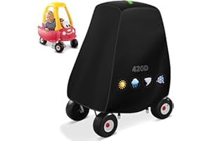 YedZen Cozy Coupe Car Cover for Outdoor Toy, 420D Outdoor Cozy Coupe Toddler Toys Car Covers, for Foot to Floor Slider Ride, Kids Ride-On
