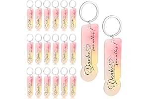 SternSinn 20 Stück Acryl Einkaufswagenchip, Einkaufschip Schlüsselanhänger Abziehbar, Einkaufswagen Chips, Schlüsselanhänger Einkaufschip Danke Geschenk für Abschluss, Hochzeit, Taufe, Geburtstag