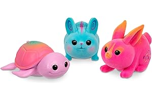 Little Live Pets NeeDees Candy Series 3 Pack | Interactive Wearable Electronic Toy Pets That Responds to Care, Listen to Their Needs, Respond in Time and Score Points. 50+ Sounds & Reactions.