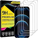 4youquality [4-Pack Screen Protector for iPhone 12 Pro Max (6.7-Inch), Tempered Glass Film, [LifetimeSupport][Anti-Scratch][A