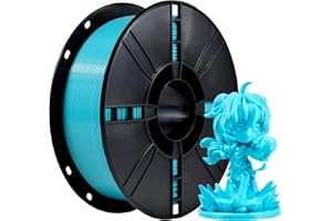 IBOSS Pla Plus (Pla+) Filamento 3d De 1,75 mm, Filamento Pla Plus, PrecisióN Dimensional +/- 0,02 mm, Bobina De 1 Kg (2,2 Lbs) Filamento De ImpresióN 3d Para Impresora 3d, Color Cian