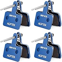 AGPTEK Bremsbeläge Für Fahrrad - Scheibenbremsbeläge Resin Für Mountainbike