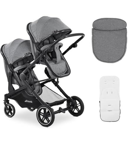 Adattatori Per Ovetto Auto Su Passeggino Doppio Hauck Atlantic Twin - Foto 4